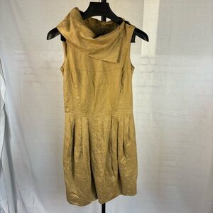 Heidi Merrick Linen Blend Bubble Dress 2
